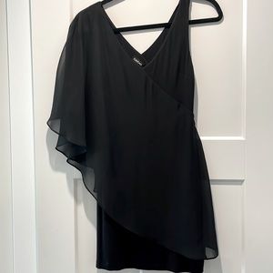Asymmetrical mini dress